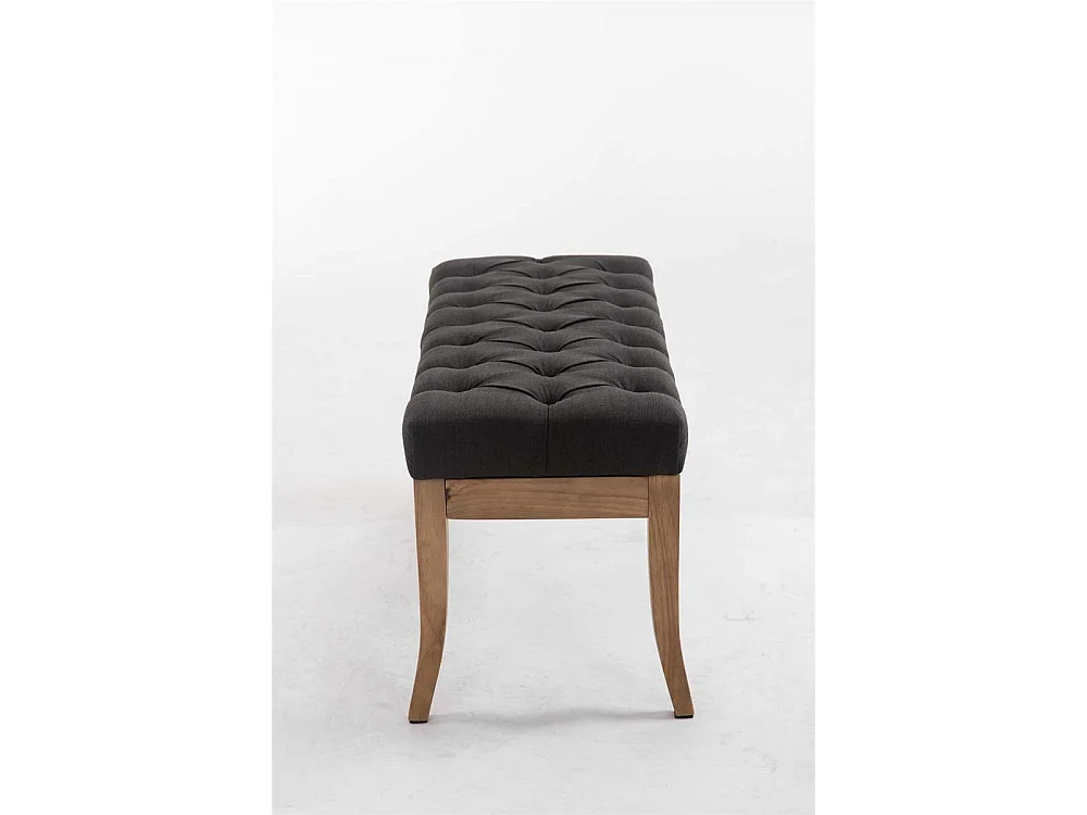 Banquette - Tissu & Bois - Gris foncé - Ramses