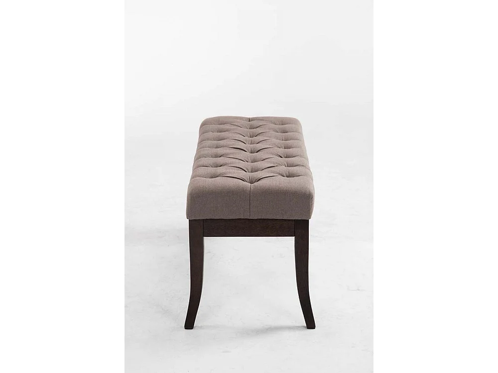 Banquette - Tissu & Bois - Taupe - Ramses