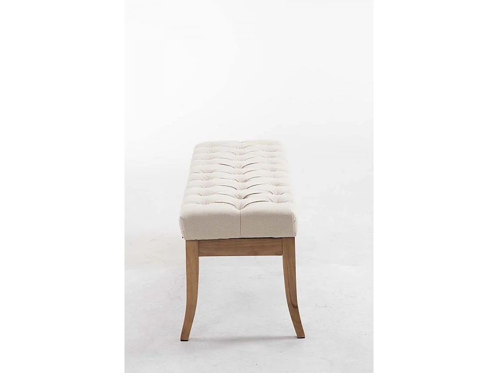 Banquette - Tissu & Bois - Crème - Ramses