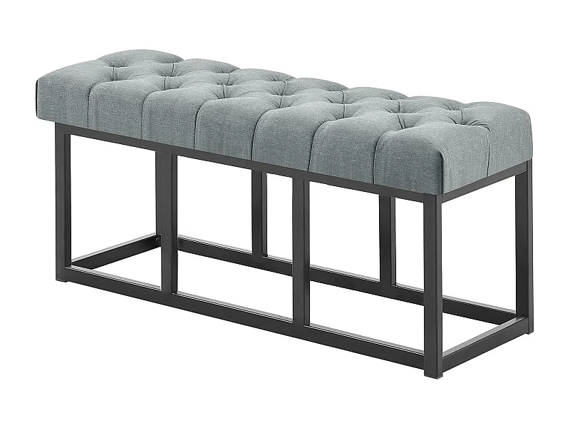 Banquette - Tissu - Gris foncé - Amun