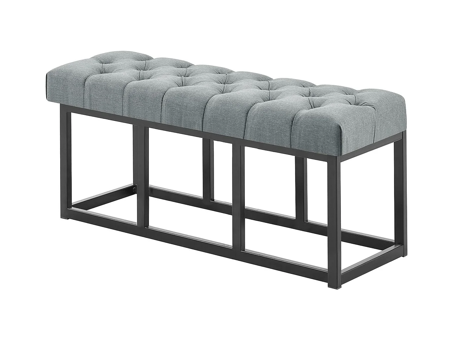 Banquette - Tissu - Gris foncé - Amun