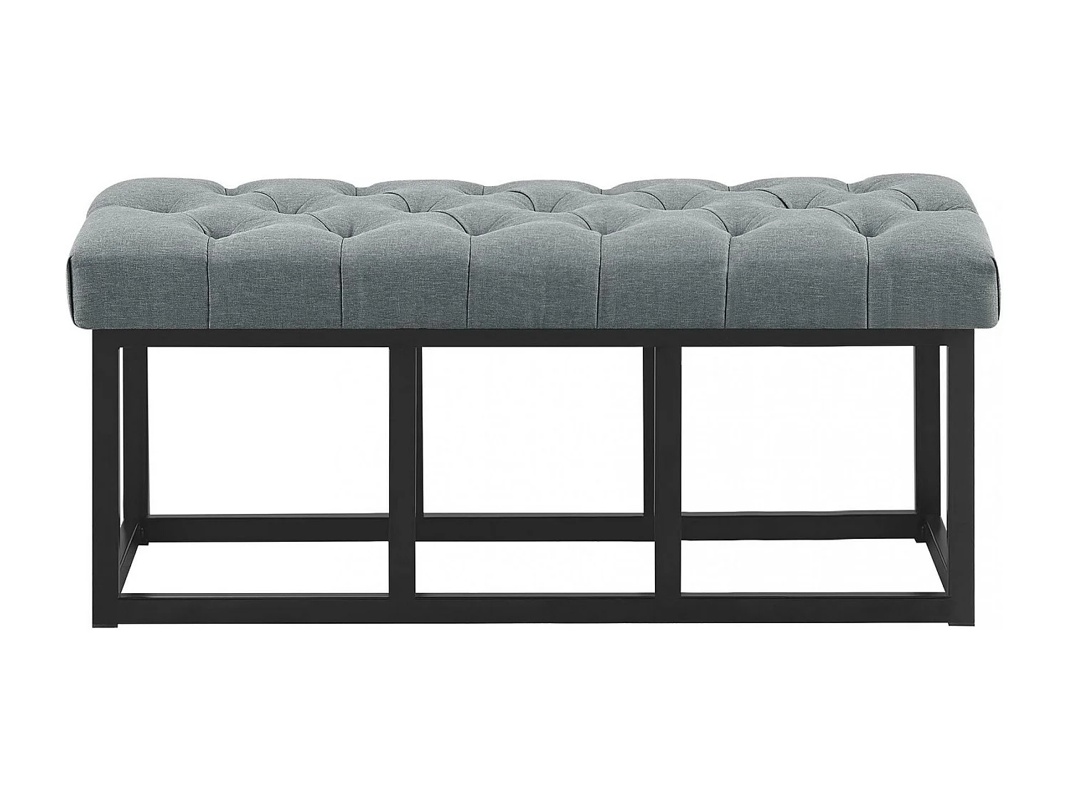 Banquette - Tissu - Gris foncé - Amun