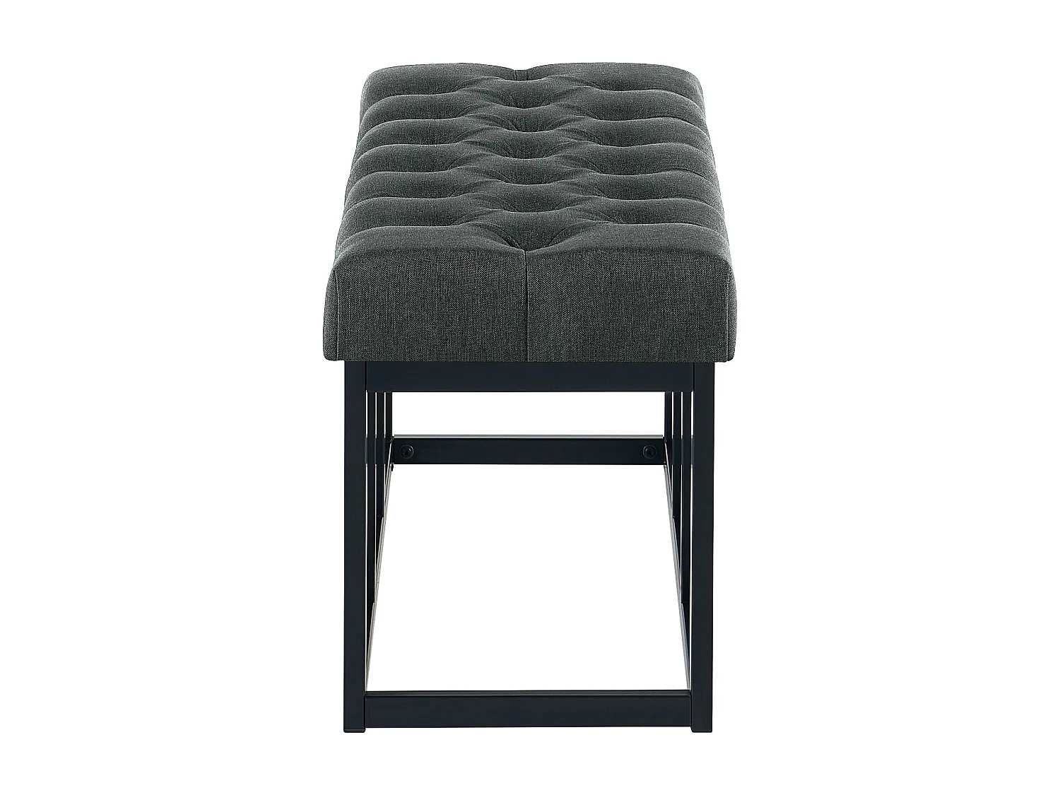 Banquette - Tissu - Gris foncé - Amun
