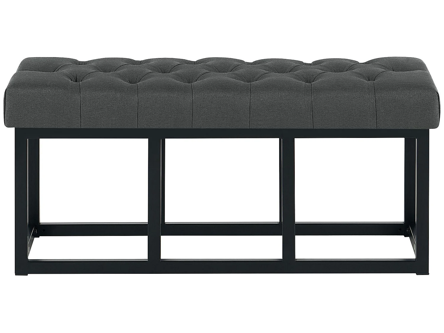 Banquette - Tissu - Gris foncé - Amun