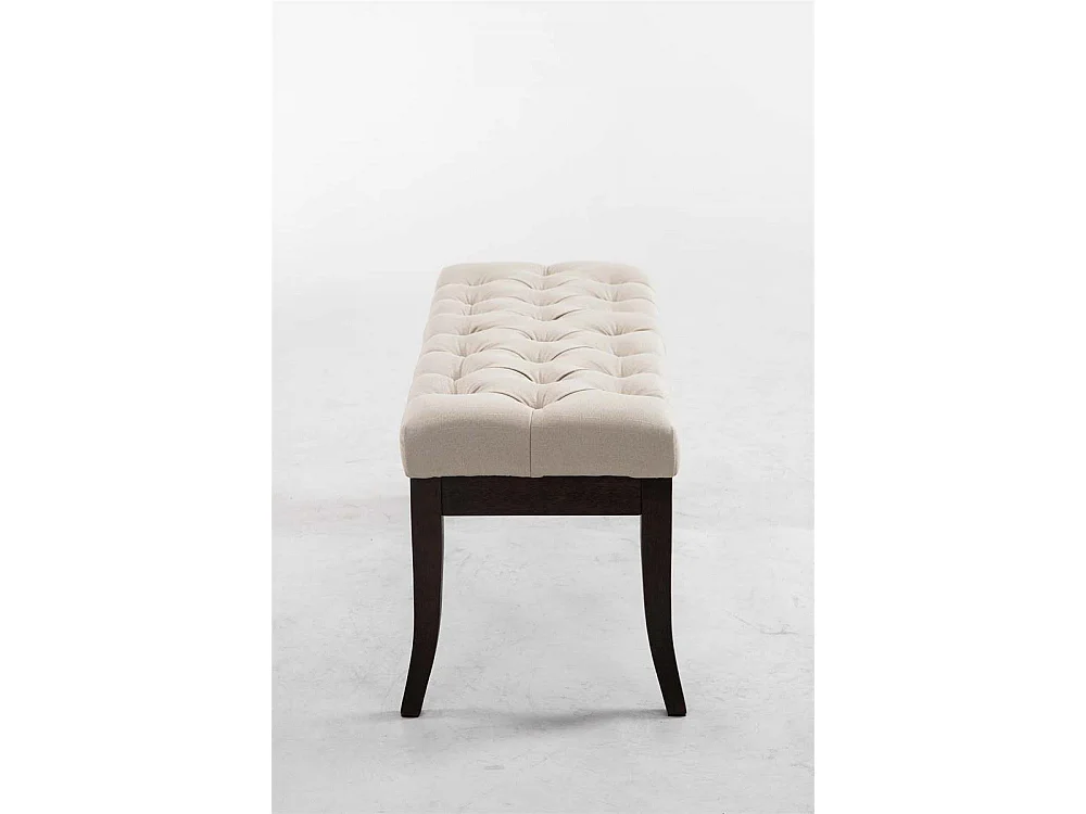 Banquette - Tissu & Bois - Crème - Ramses