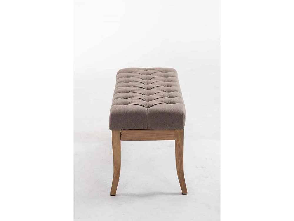 Sitzbank - Stoff & Holz - taupe - Ramses