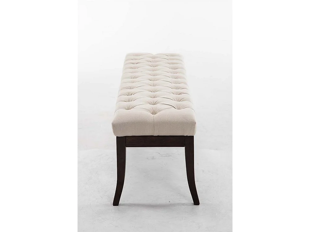 Banquette - Tissu & Bois - Crème - Ramses