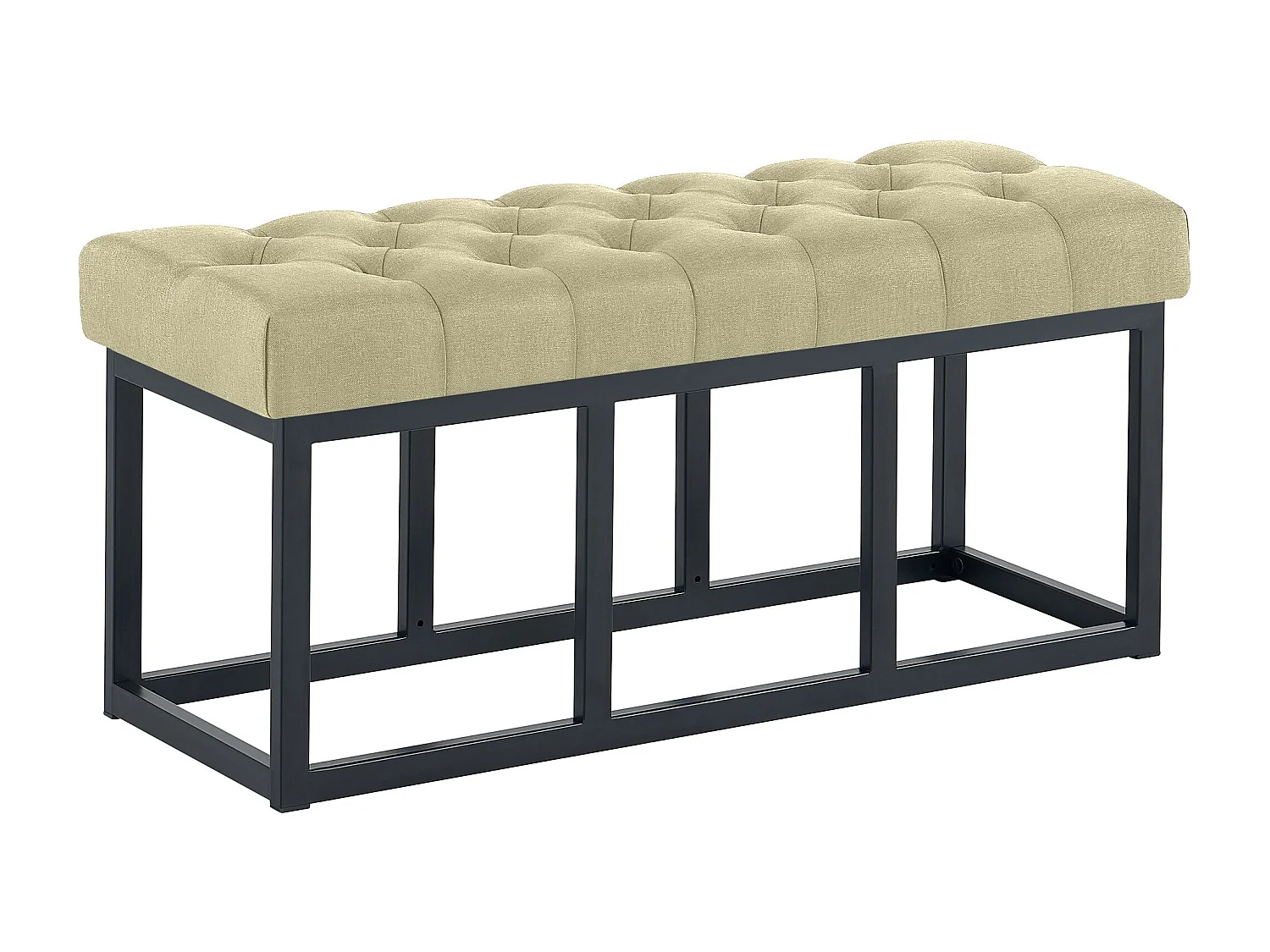 Banquette - Tissu - Taupe - Amun
