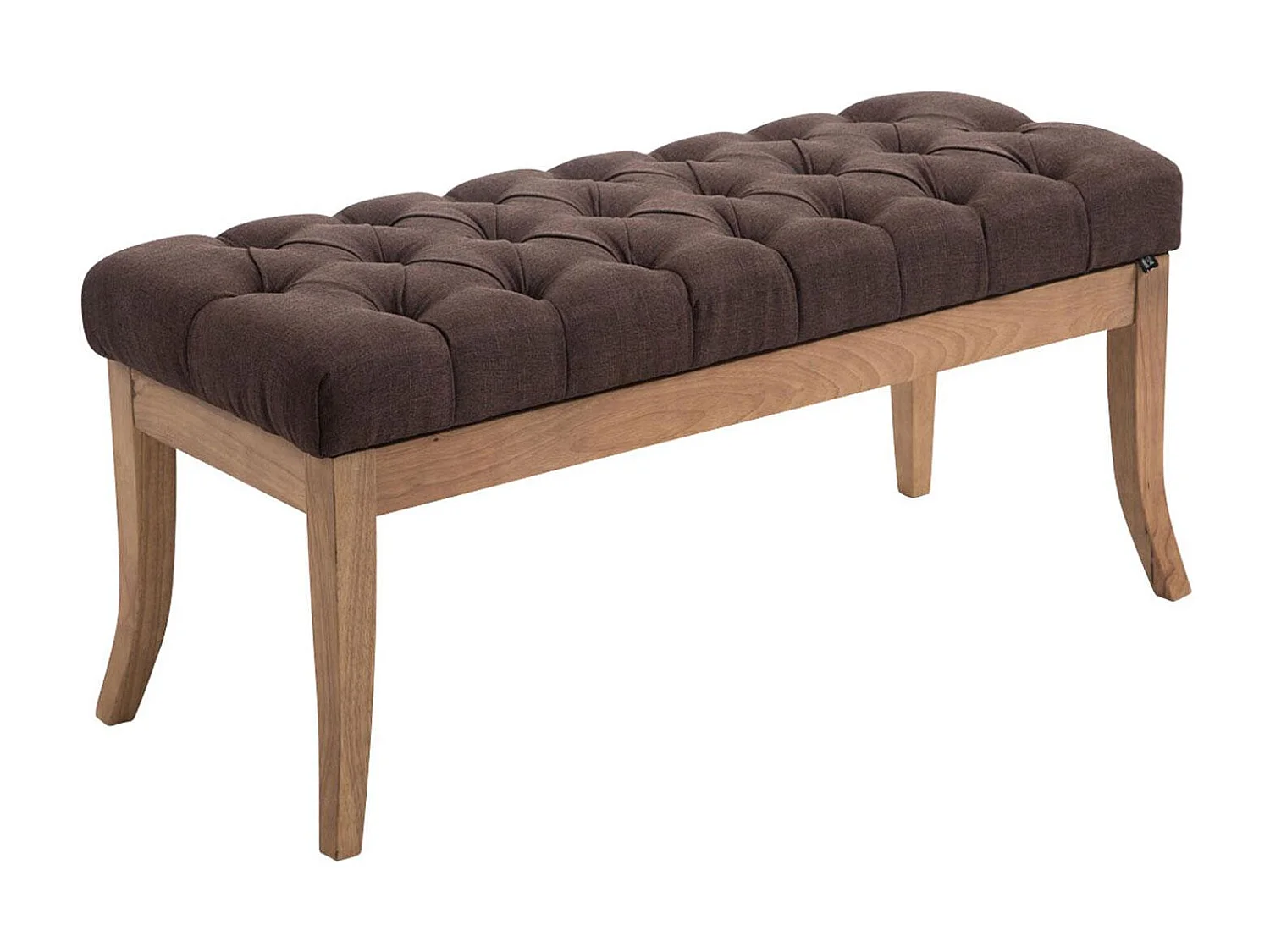 Banquette - Tissu & Bois - Marron - Ramses