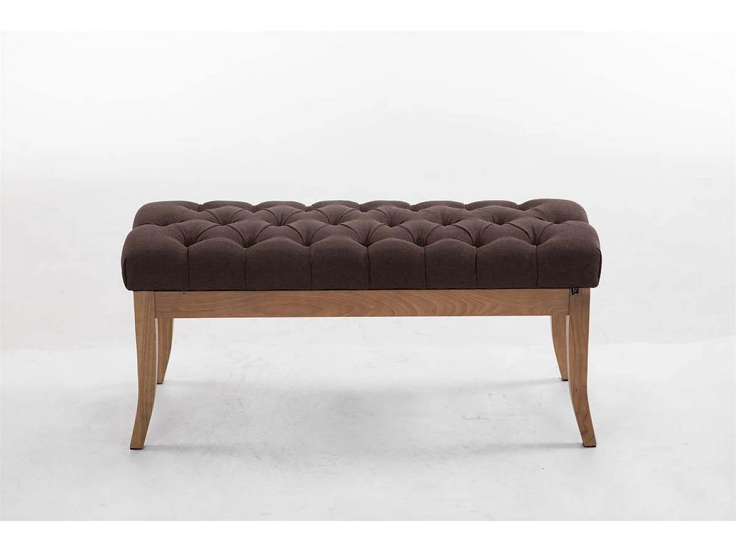 Banquette - Tissu & Bois - Marron - Ramses