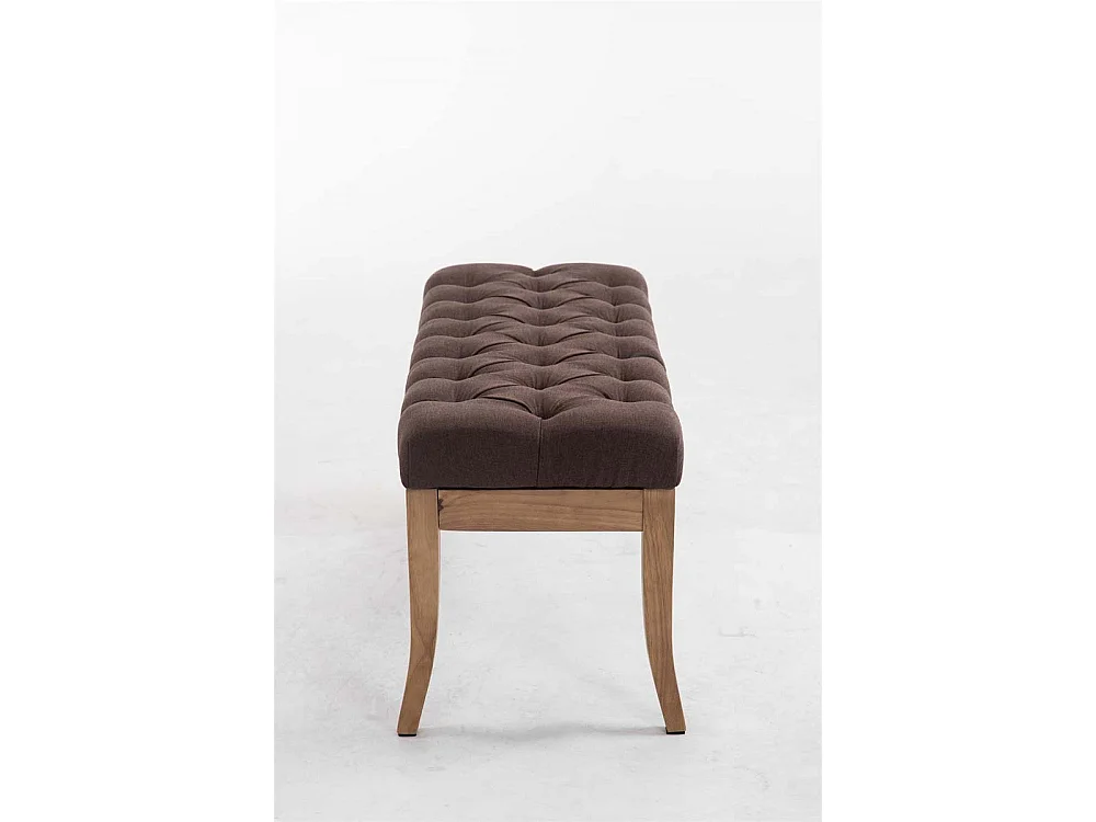 Banquette - Tissu & Bois - Marron - Ramses