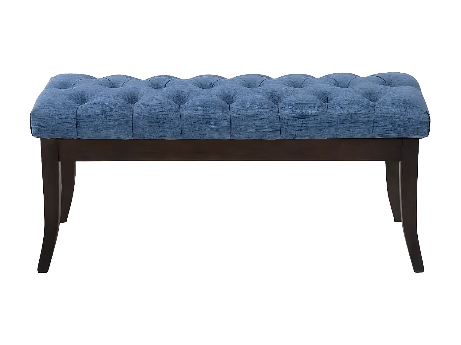 Banquette - Tissu & Bois - Bleu - Ramses
