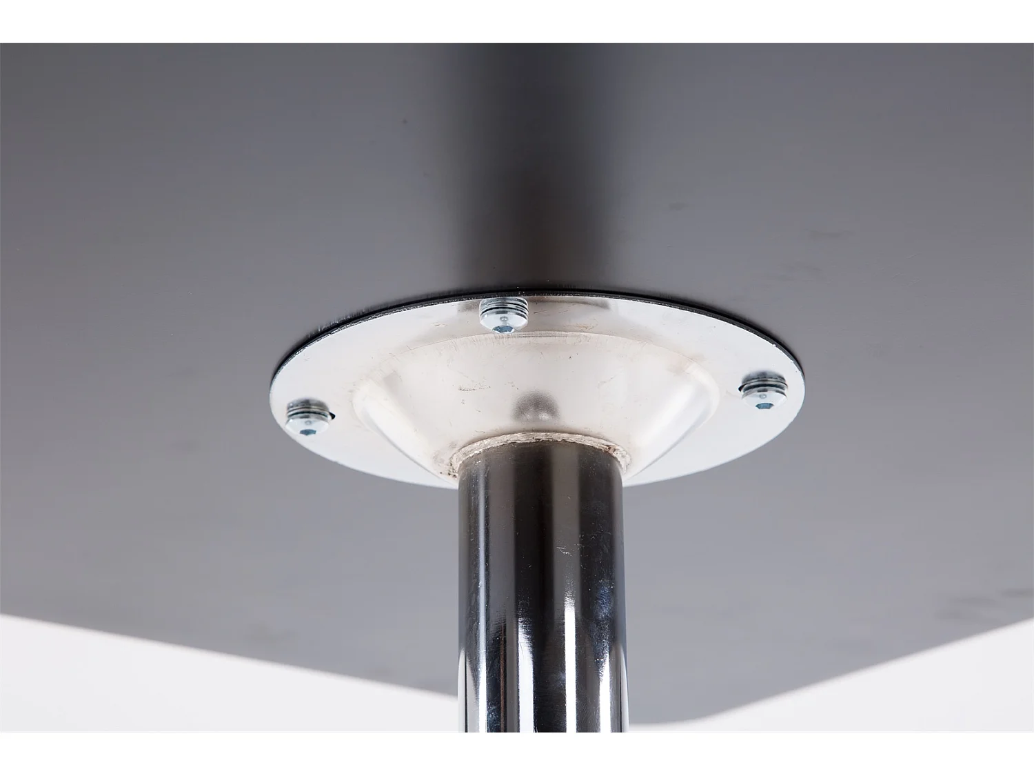 Hoge tafel - vierkant - Hout - 60 x 60 cm - zwart - eckig