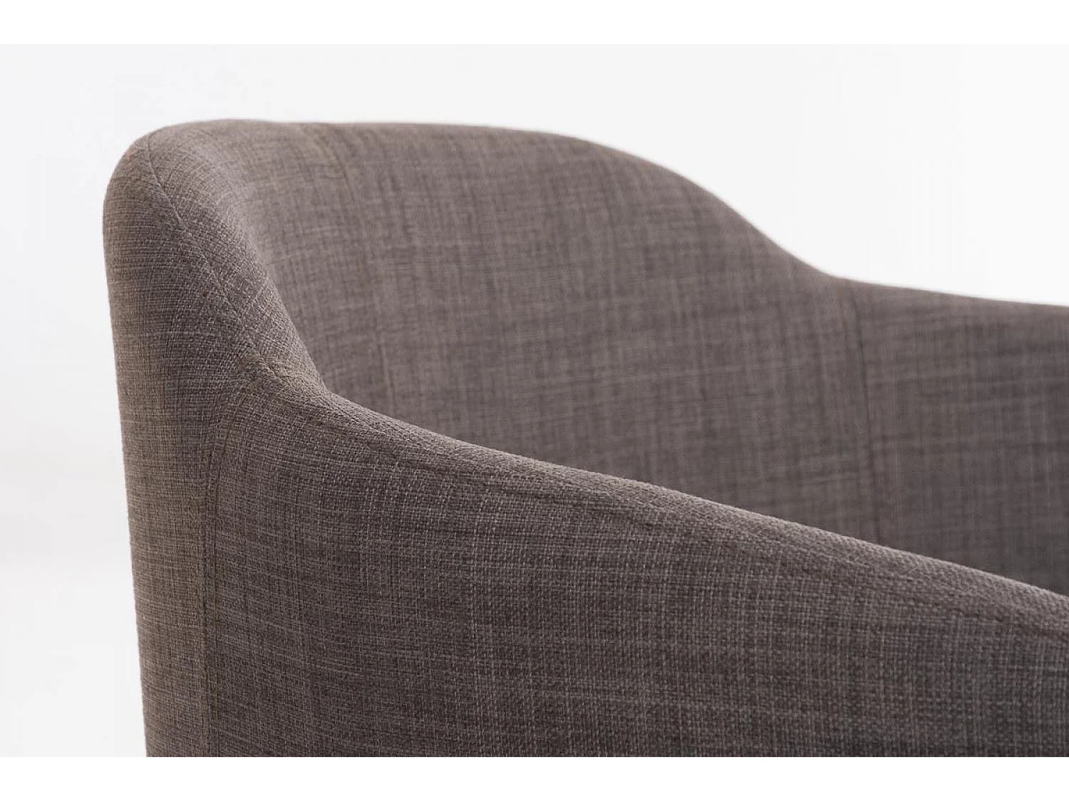 Cadeira para visitantes Magnus em tecido cinza