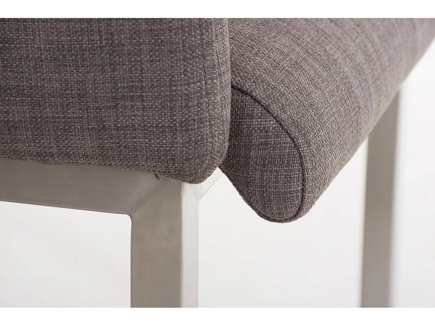 Cadeira para visitantes Magnus em tecido cinza
