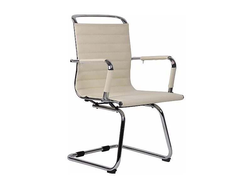 chaises oscillantes - Similicuir - Crème - Balve