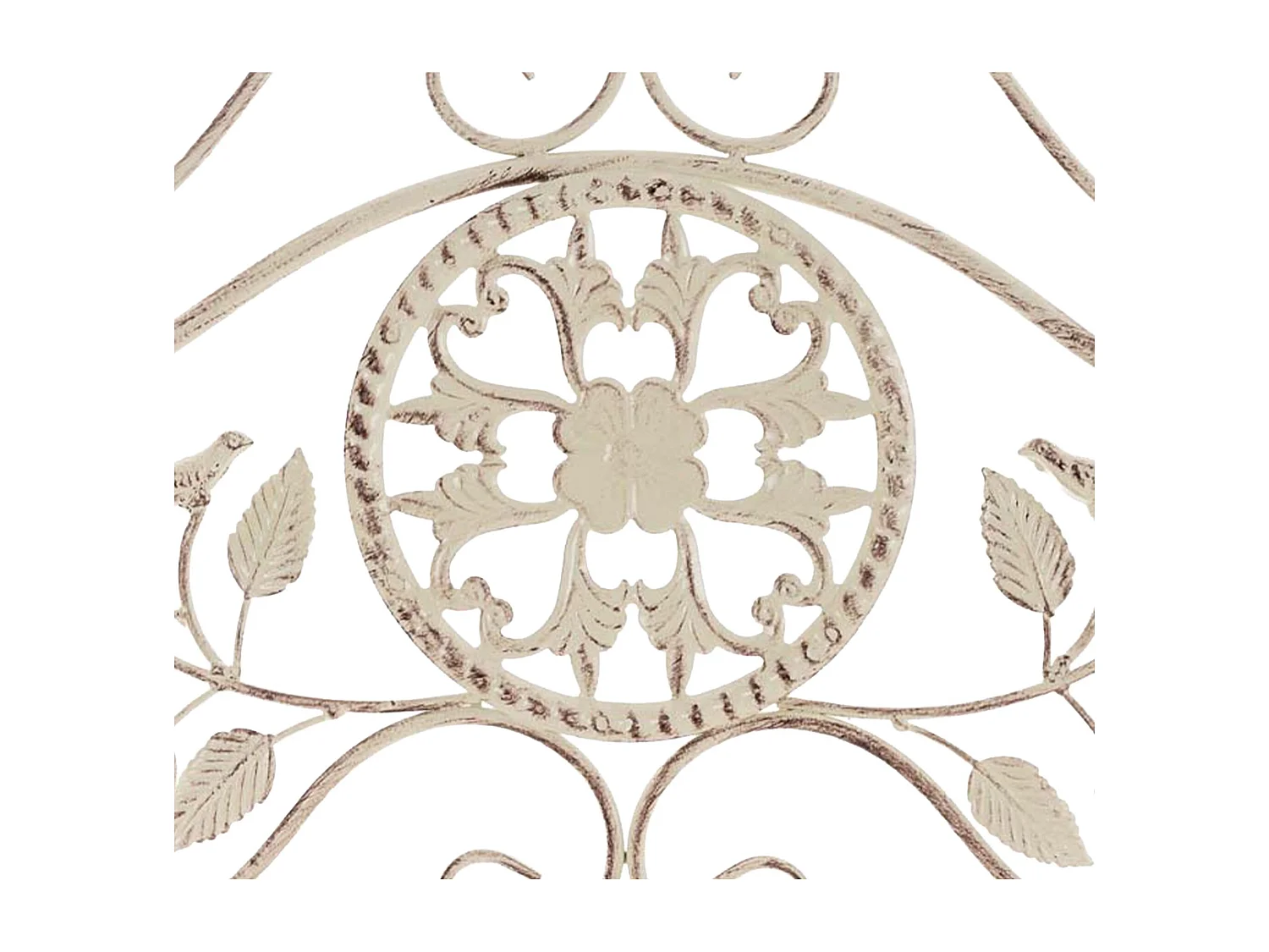 Étagères sur pied - Métal - 66 x 32 x 175cm - Crème antique - Flora
