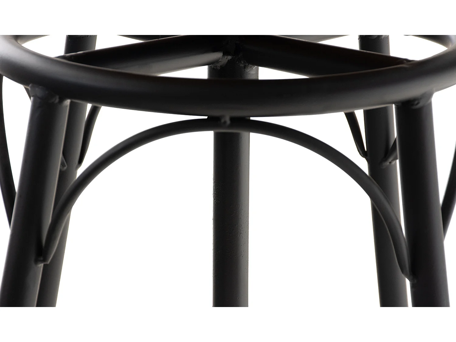 Lot de 2  Tabouret de bar - Métal - Noir - Beam