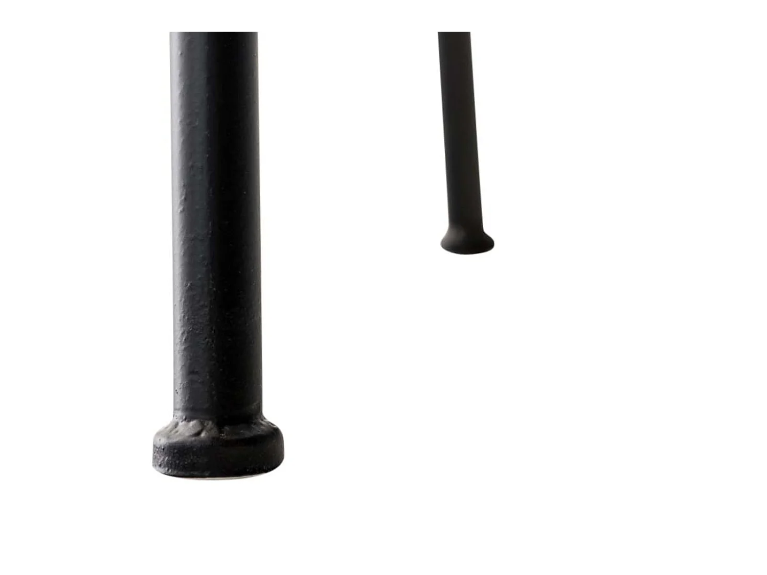 Lot de 2  Tabouret de bar - Métal - Noir - Beam