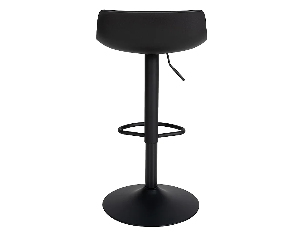 Lot de 2  Tabouret de bar - Plastique - Noir - Aveiro