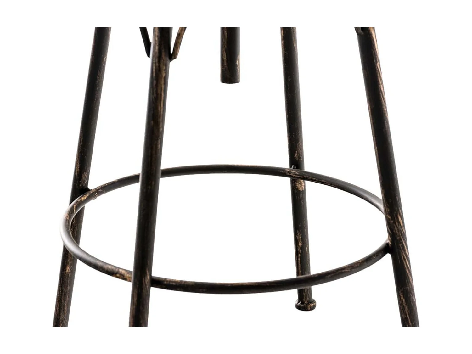 2er Set Barhocker - Metall & Metall - bronze - Beam