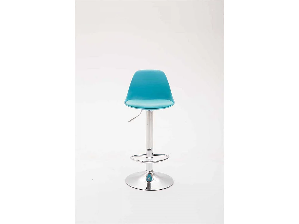 Tabouret de bar - Plastique & Métal - Bleu - Kiel