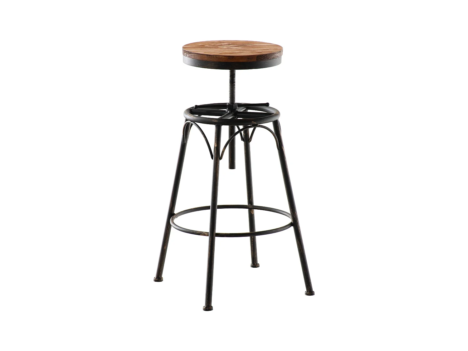 Tabouret de bar - Métal & Nature - Bronze - Beam