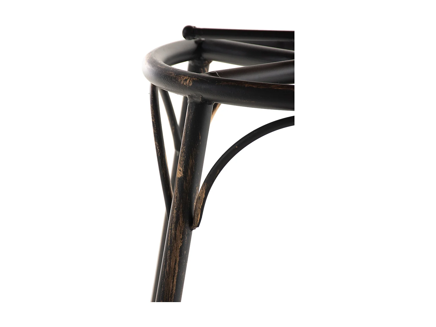 Tabouret de bar - Métal & Nature - Bronze - Beam
