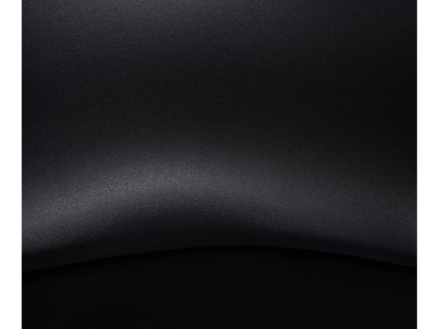 Tabouret de bar - Similicuir & Chrome - Noir - Almada