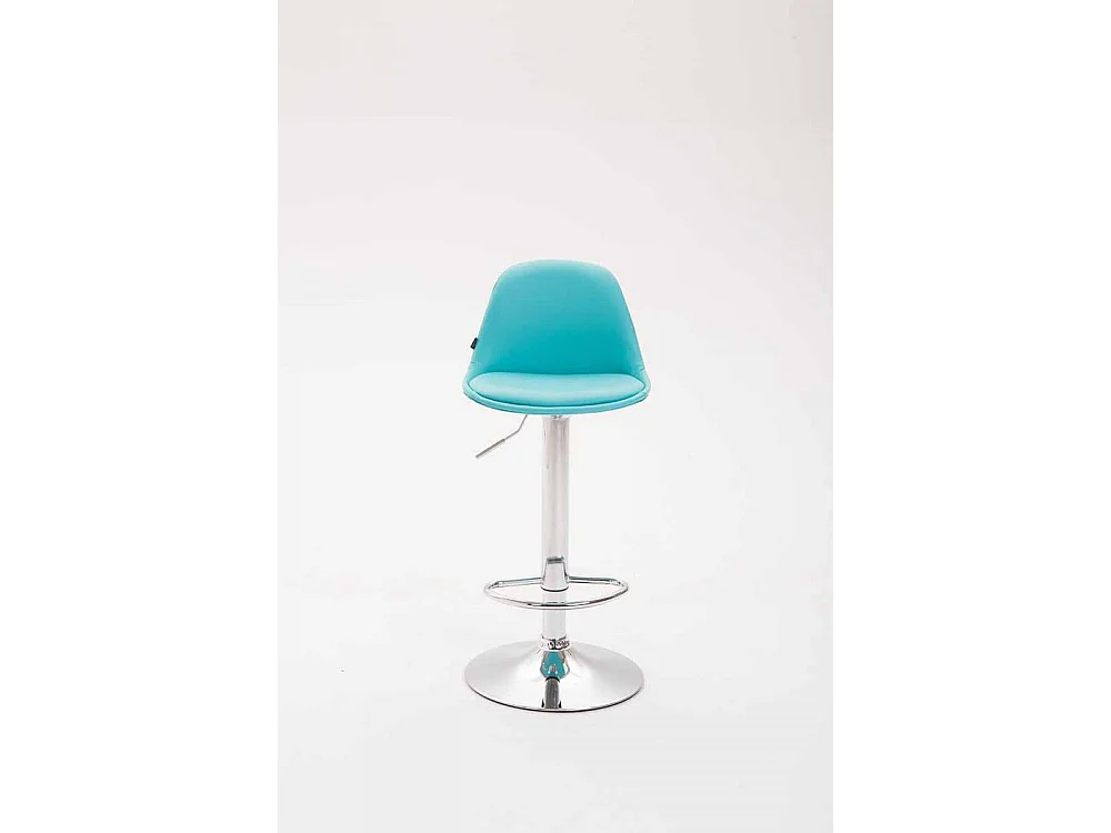 Tabouret de bar - Similicuir & Métal - Bleu - Kiel