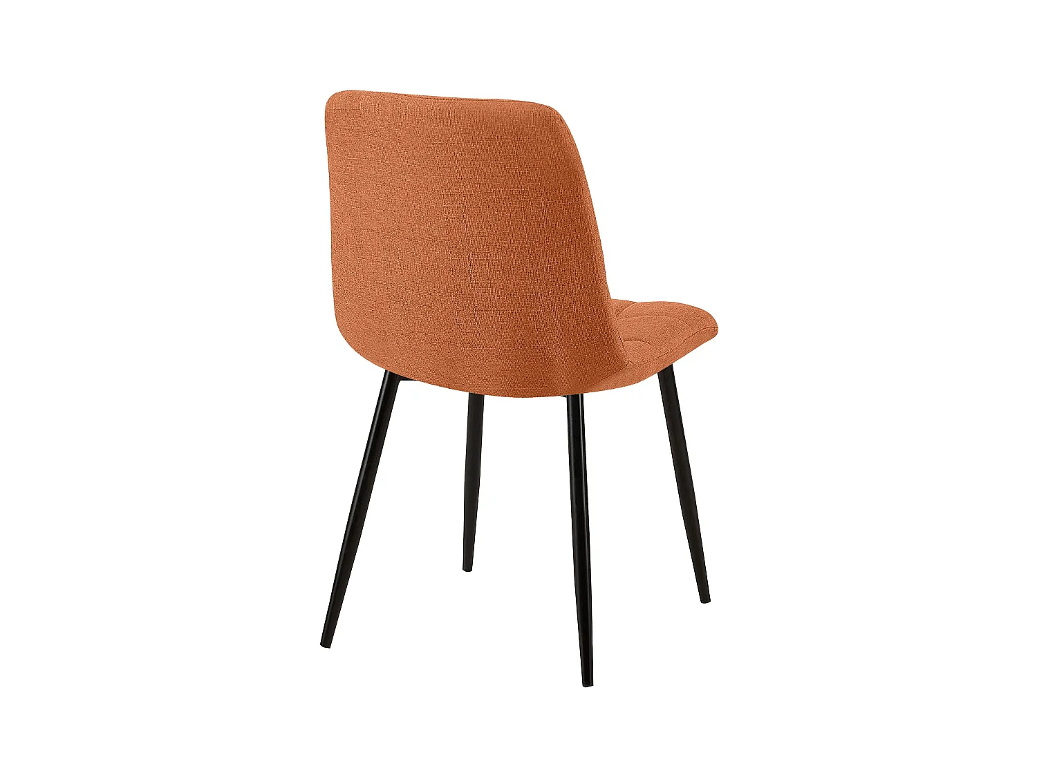 Set van 2  Eetkamerstoelen - Stof - oranje - Tilde