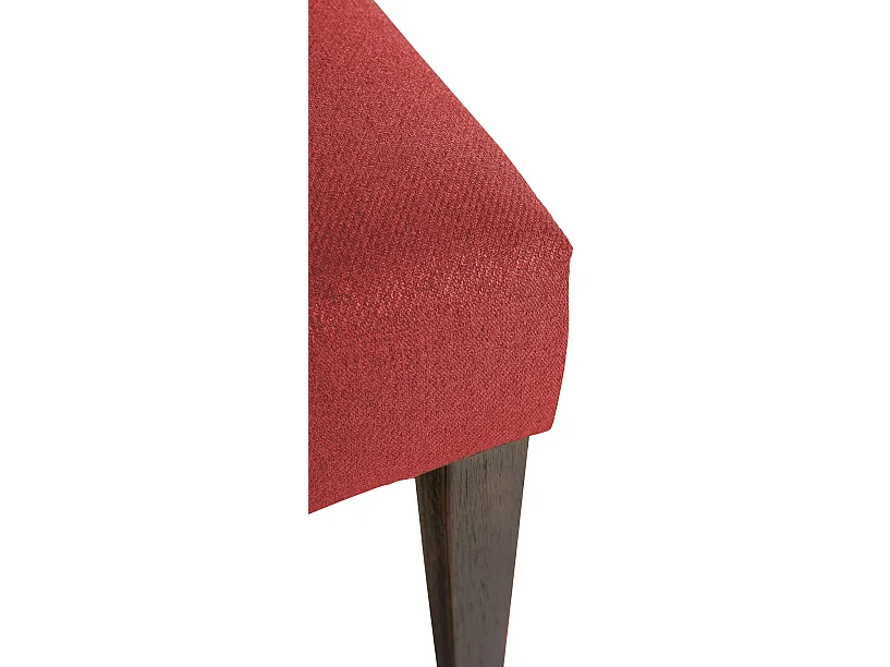 chaise salle à manger - Tissu - Rouge - Lisburn