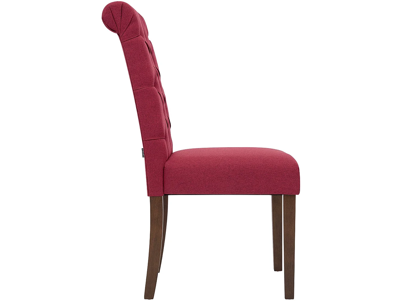 Eetkamerstoelen - Stof - rood - Lisburn