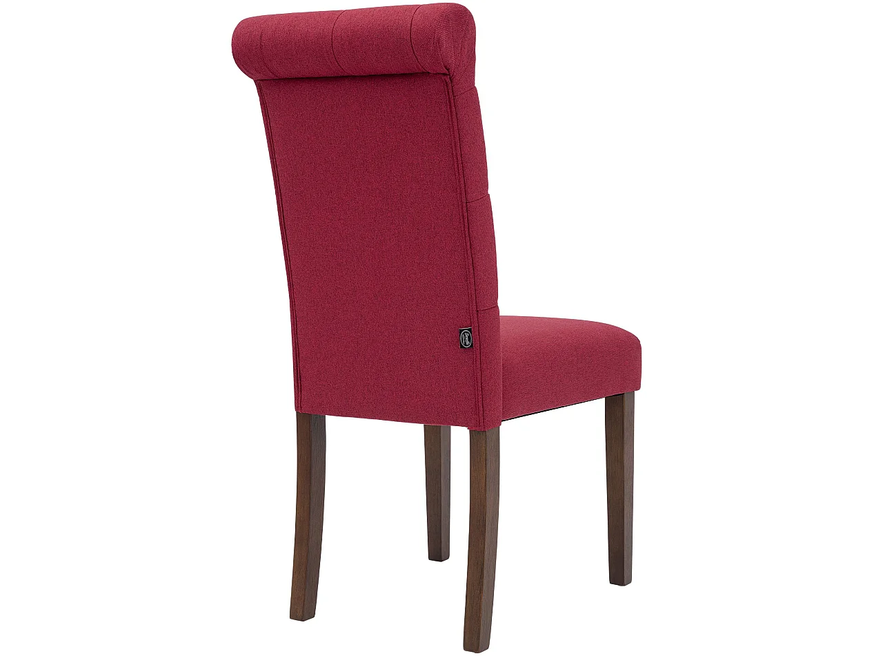 Eetkamerstoelen - Stof - rood - Lisburn