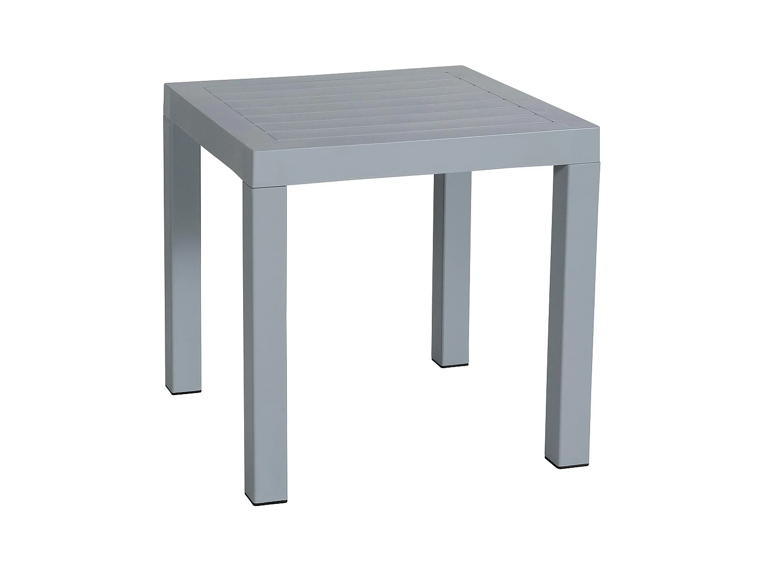 Table d'appoint - eckig - Plastique - 45 x 45cm - Gris - Ocean