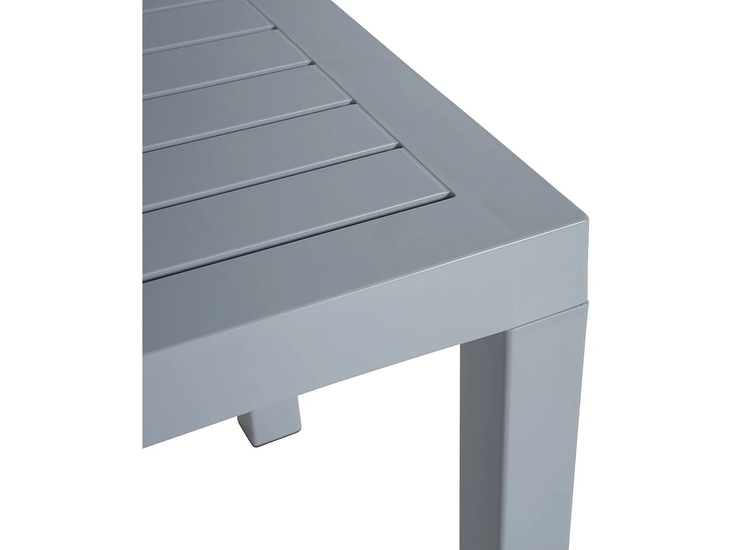 Table d'appoint - eckig - Plastique - 45 x 45cm - Gris - Ocean