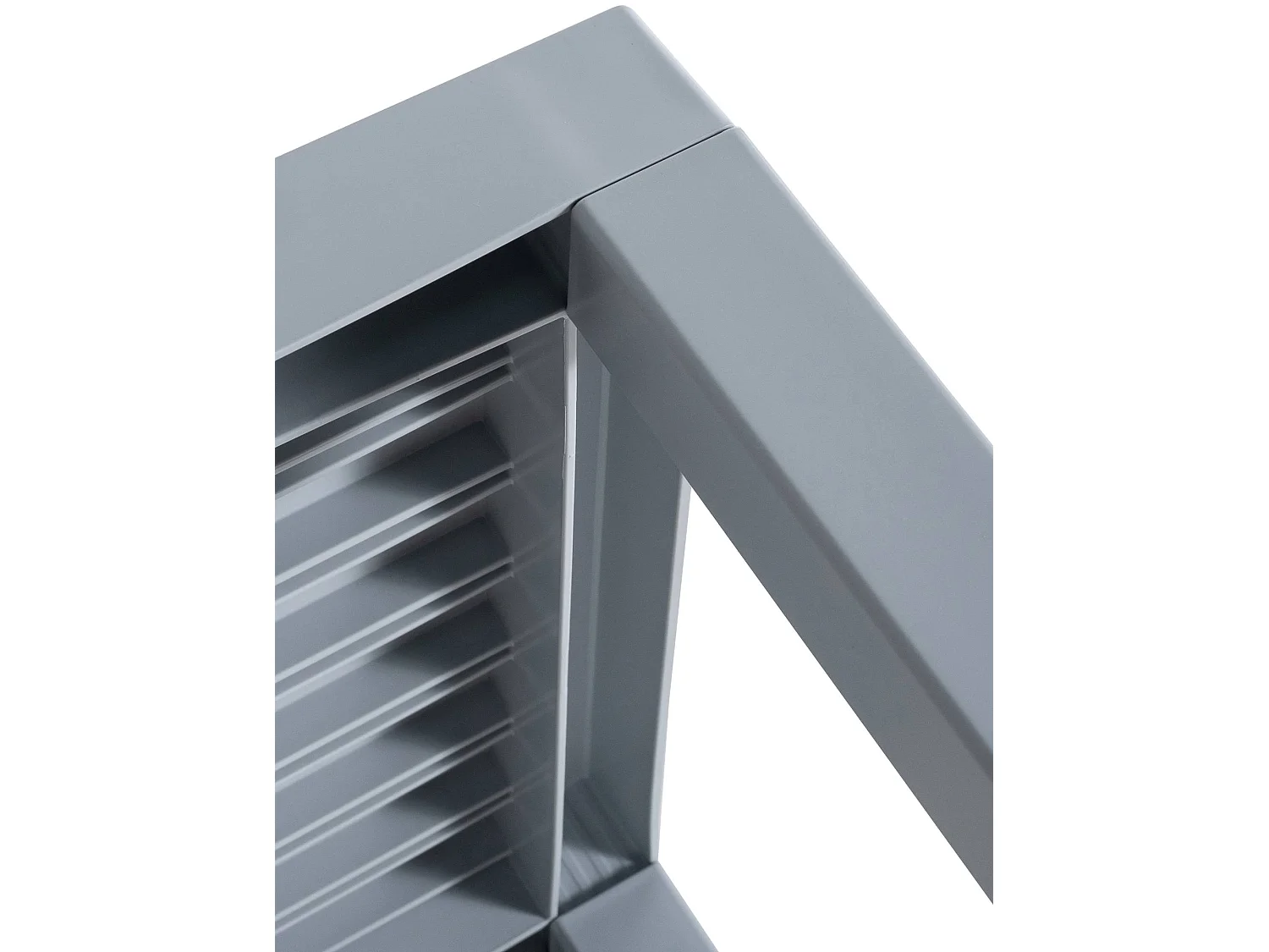 Table d'appoint - eckig - Plastique - 45 x 45cm - Gris - Ocean