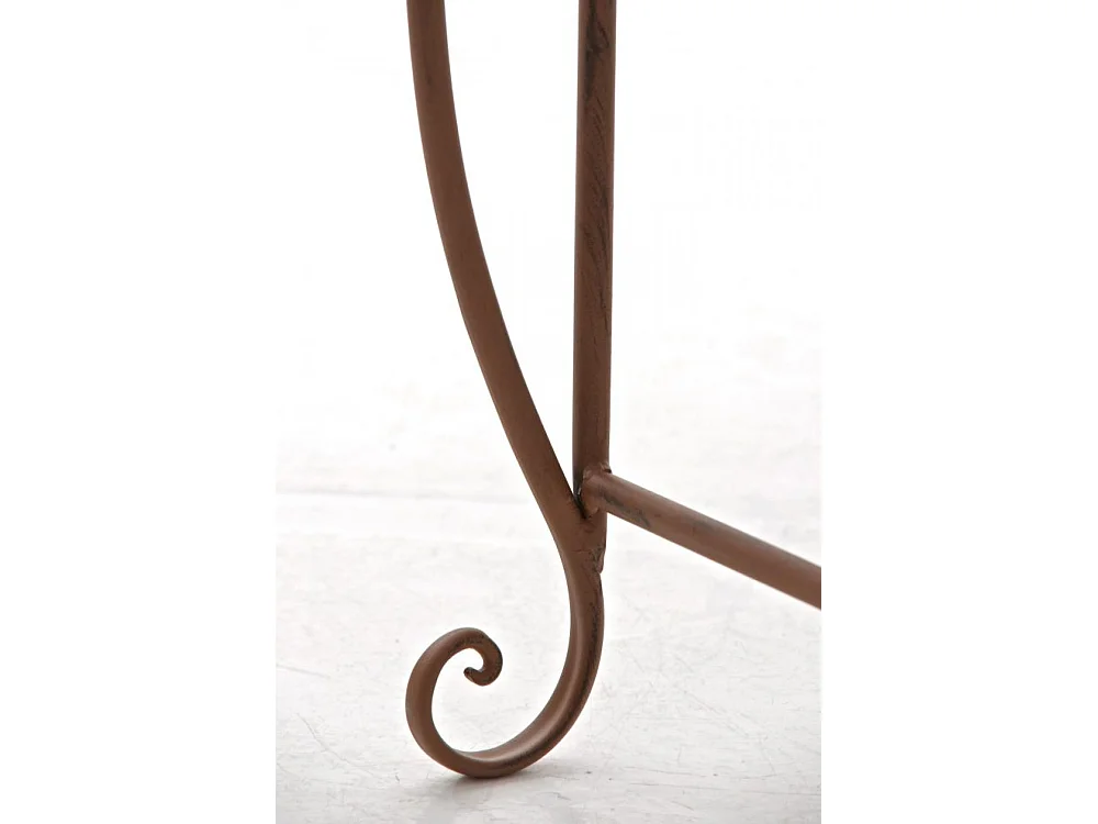 Banc de jardin - Métal - Marron antique - Minna