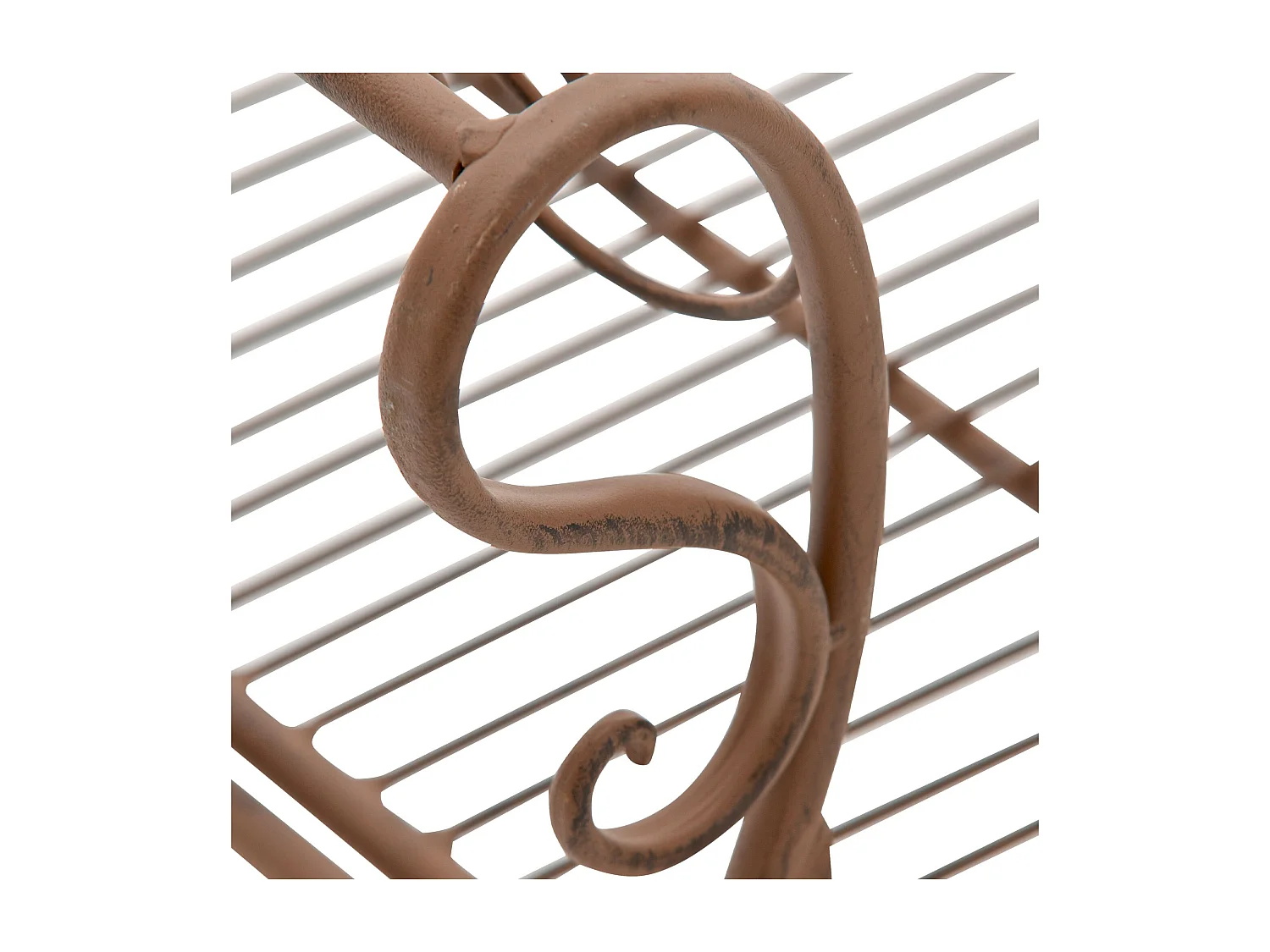 Banc de jardin - Métal - Marron antique - Minna