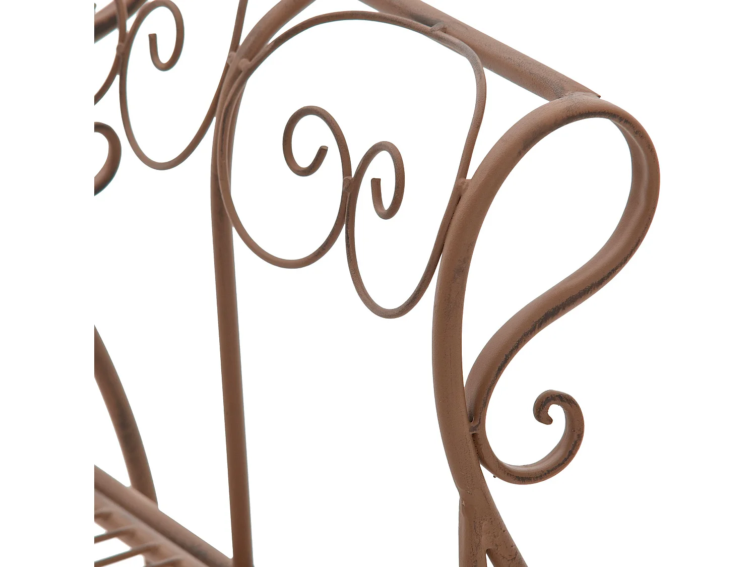 Banc de jardin - Métal - Marron antique - Minna