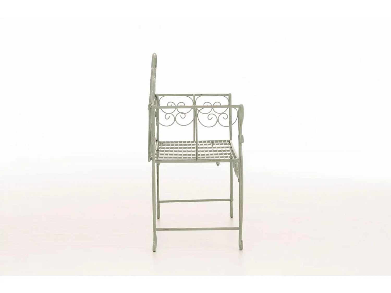 Panchina da giardino - Metallo - verde antico - Minna