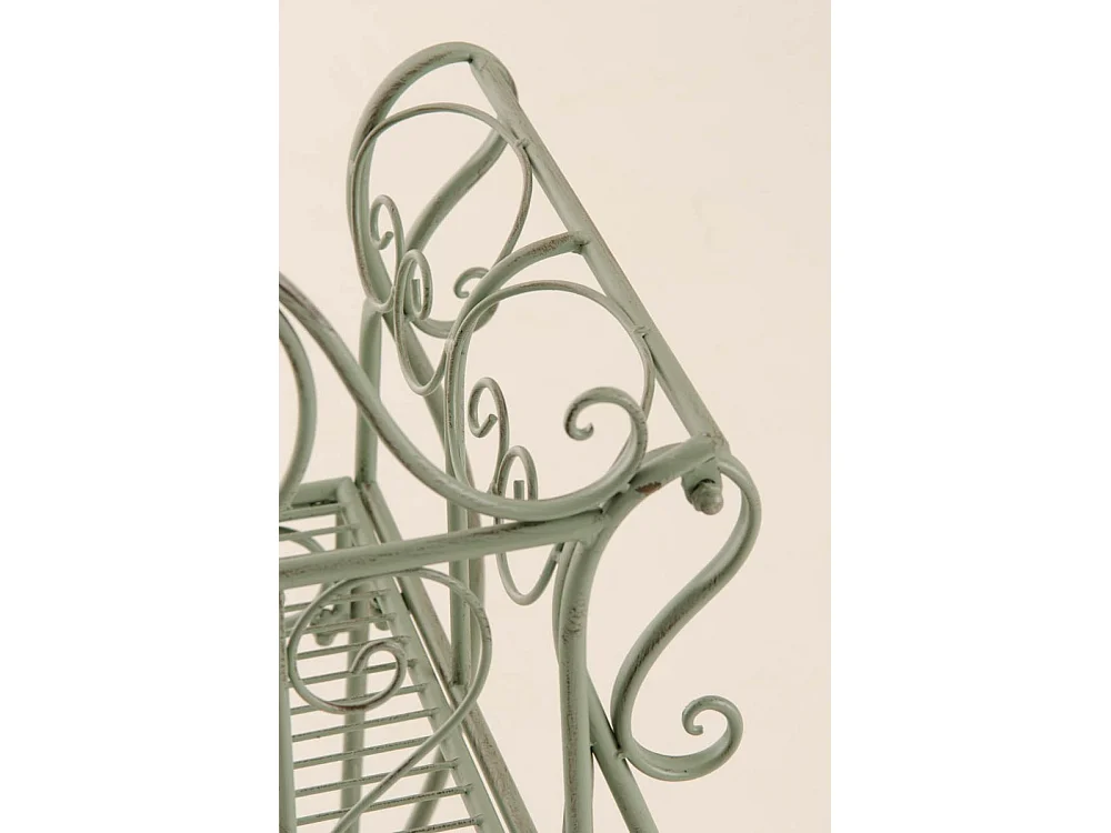 Panchina da giardino - Metallo - verde antico - Minna