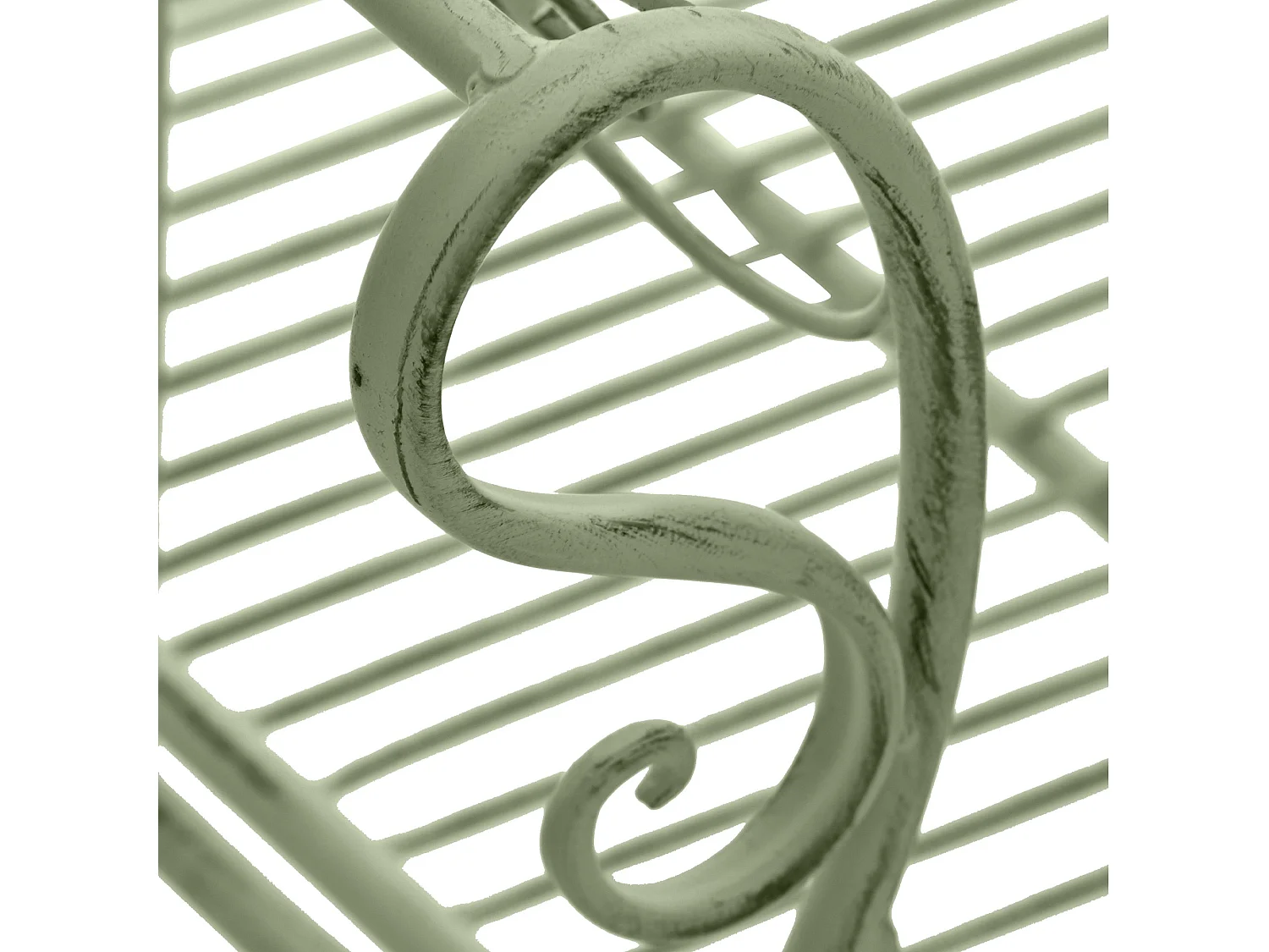 Tuinbank - Metaal - antiek/groen - Minna