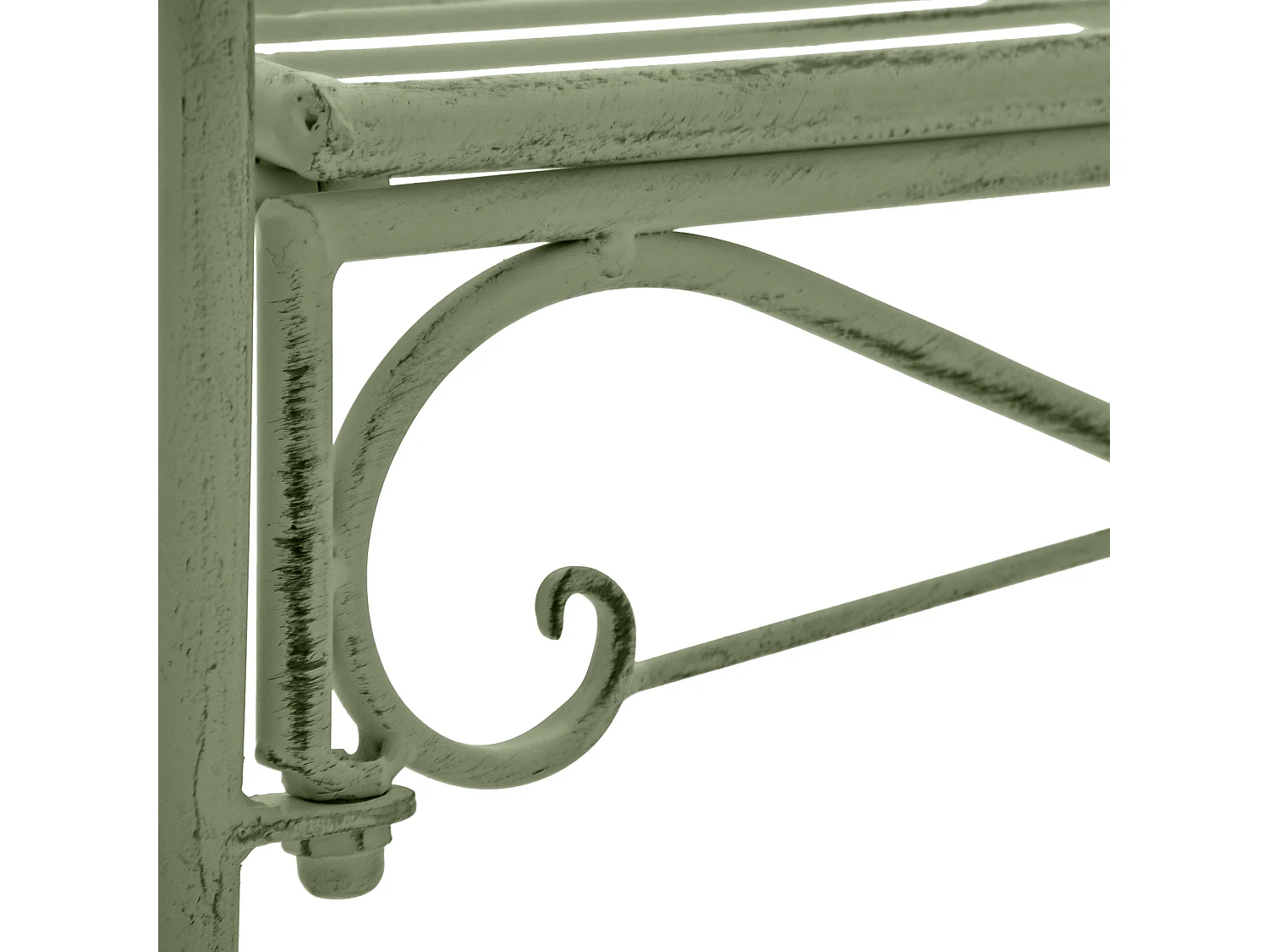 Tuinbank - Metaal - antiek/groen - Minna