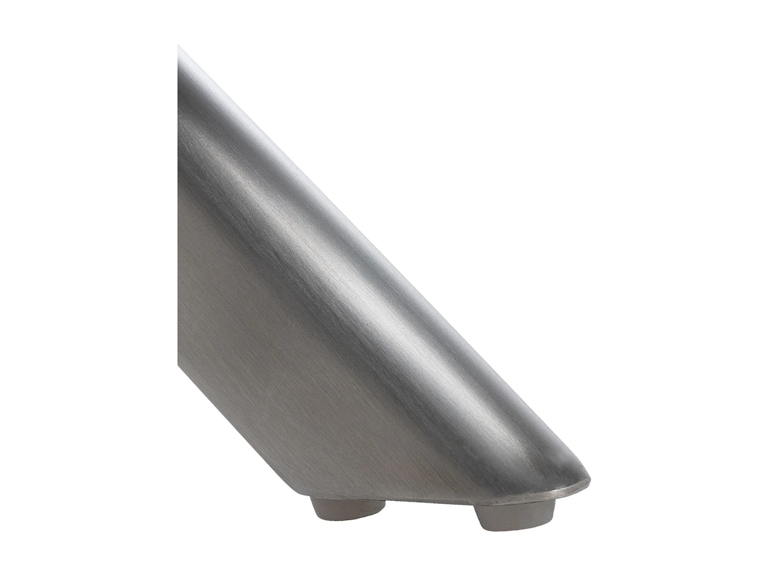 Stoel met armleuningen - Fluweel & roestvrij staal - donkergrijs - Swing