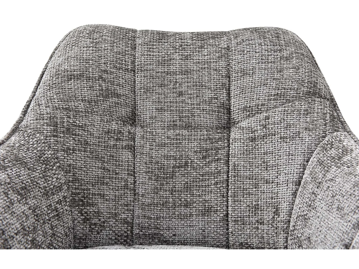 chaises avec accoudoirs - Tissu - Gris foncé - Scott