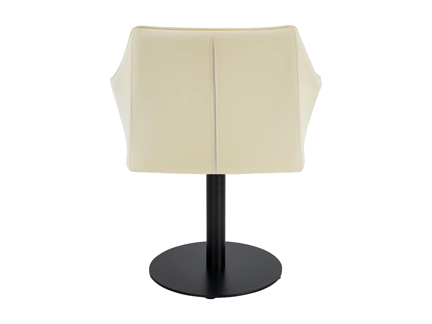 Ligstoel - Kunstleer - creme - Damaso