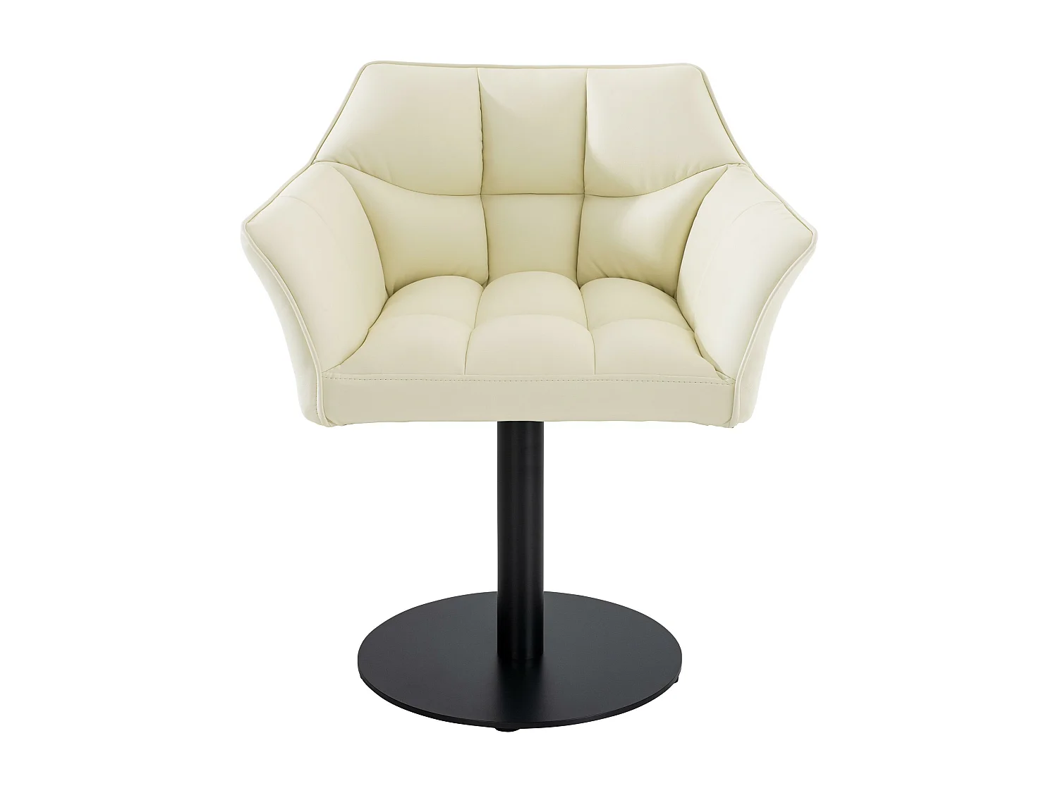 Chaise longue - Similicuir - Crème - Damaso