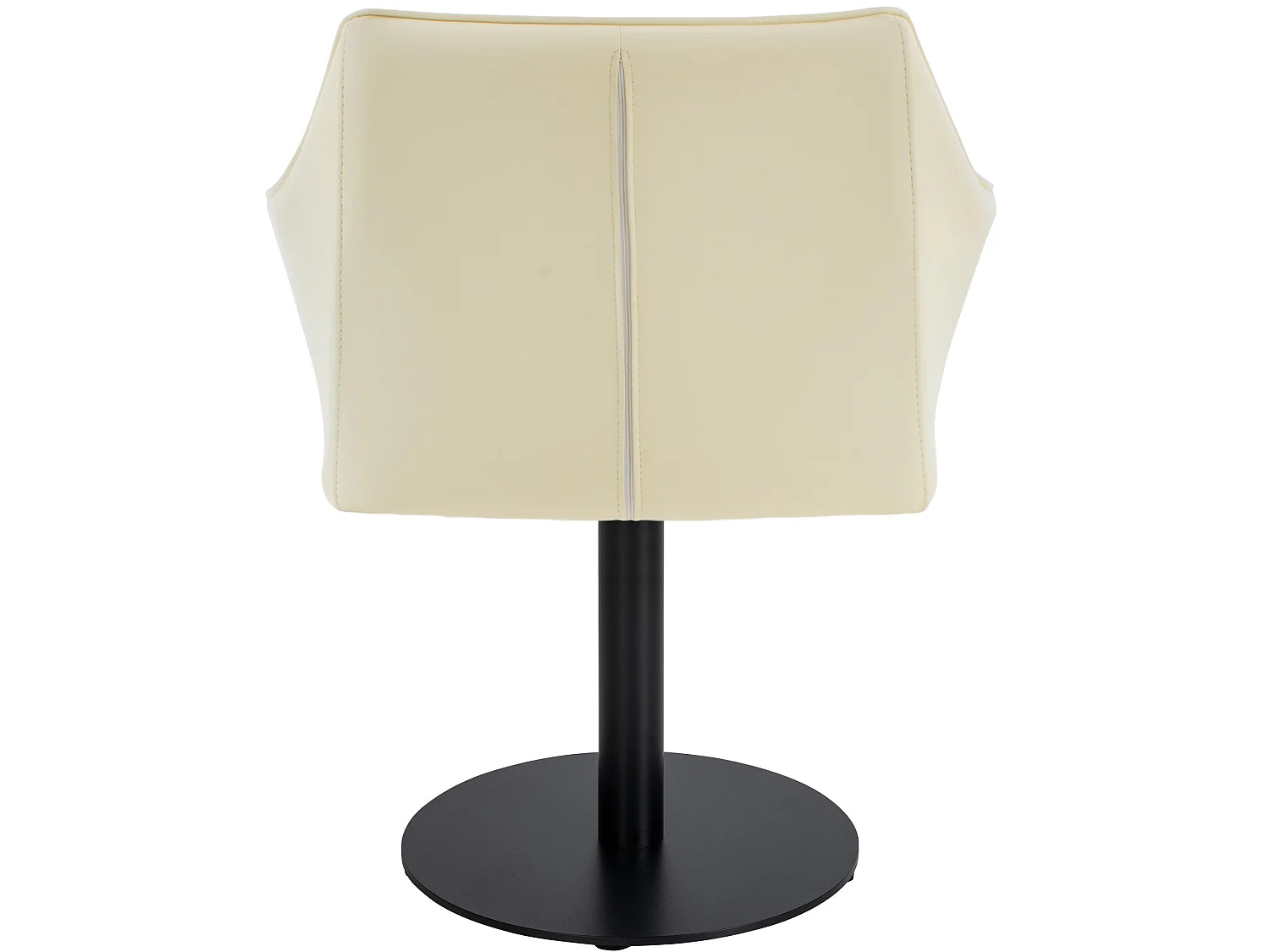 Chaise longue - Similicuir - Crème - Damaso