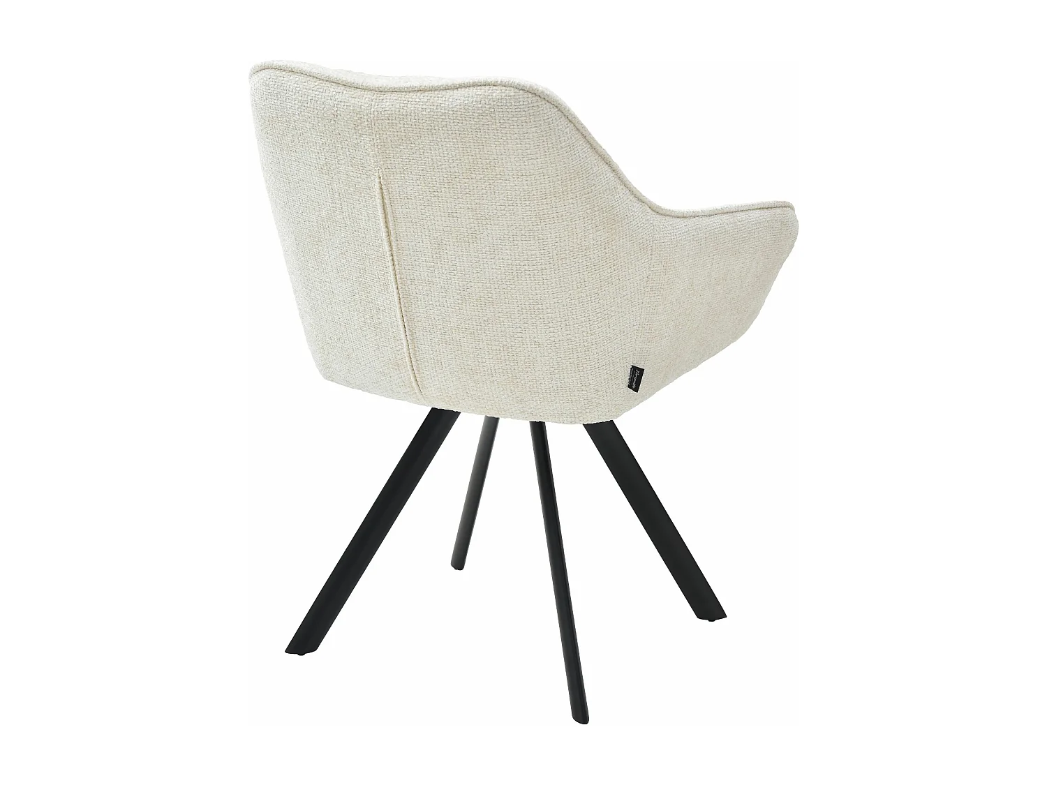 chaises avec accoudoirs - Tissu - Crème - Scott